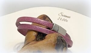 Bracelet cuir femme 17 cm