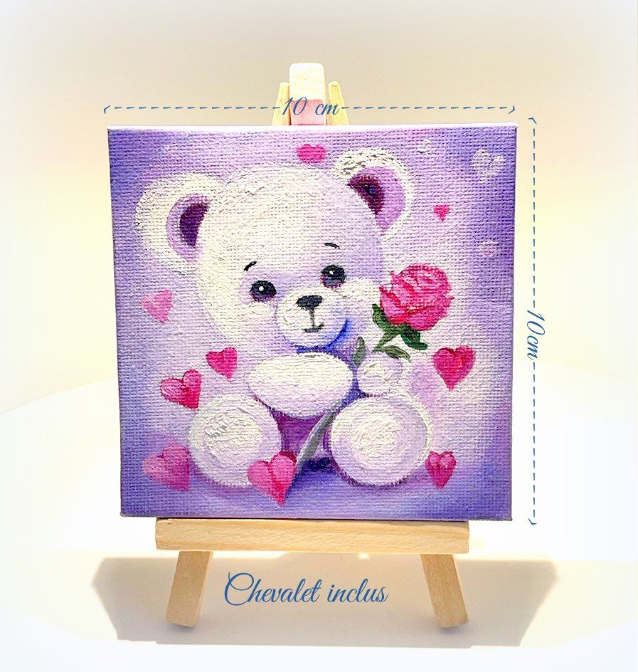 Petite toile 10 cm X 10 cm