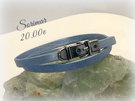 Bracelet cuir femme 18 cm