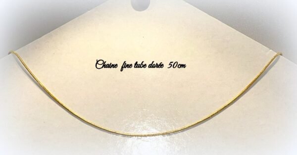 chaine dorée 50cm Chaine tour de cou