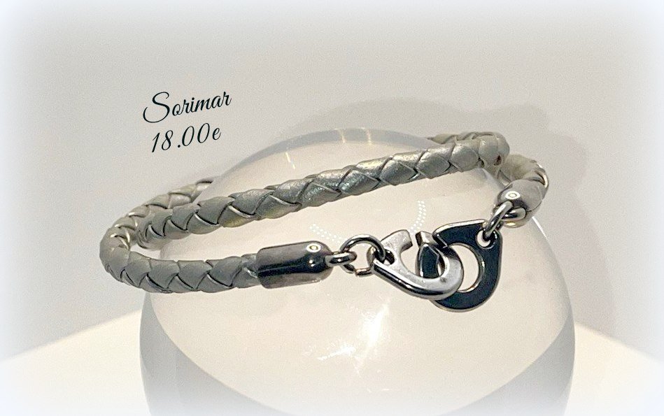 Bracelet cuir femme 21 cm