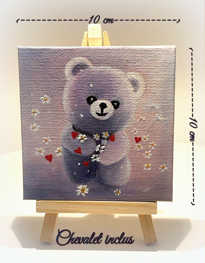 Petite toile 10 cm X 10 cm