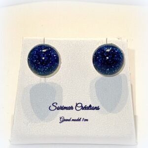 Boucles d'oreilles résine puce